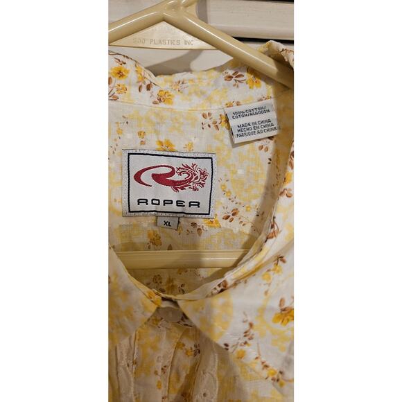 Roper Ladies Button Up Country Style Collared Shirt - Picture 5 of 7